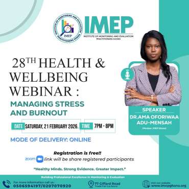 28th Health & Wellbeing Webinar on Managing Stress and Burnout